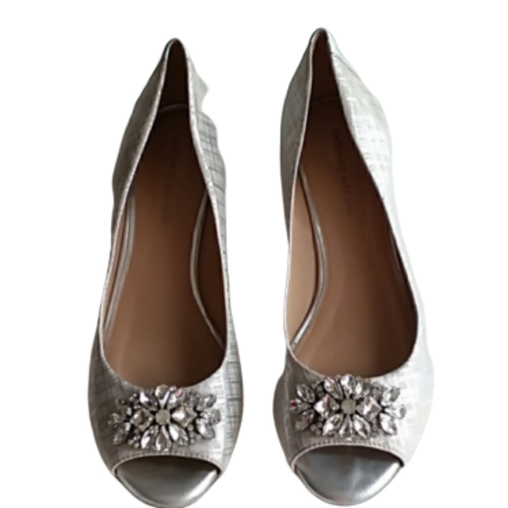 ANTONIO MELANI  10M WEDGES PEEP T